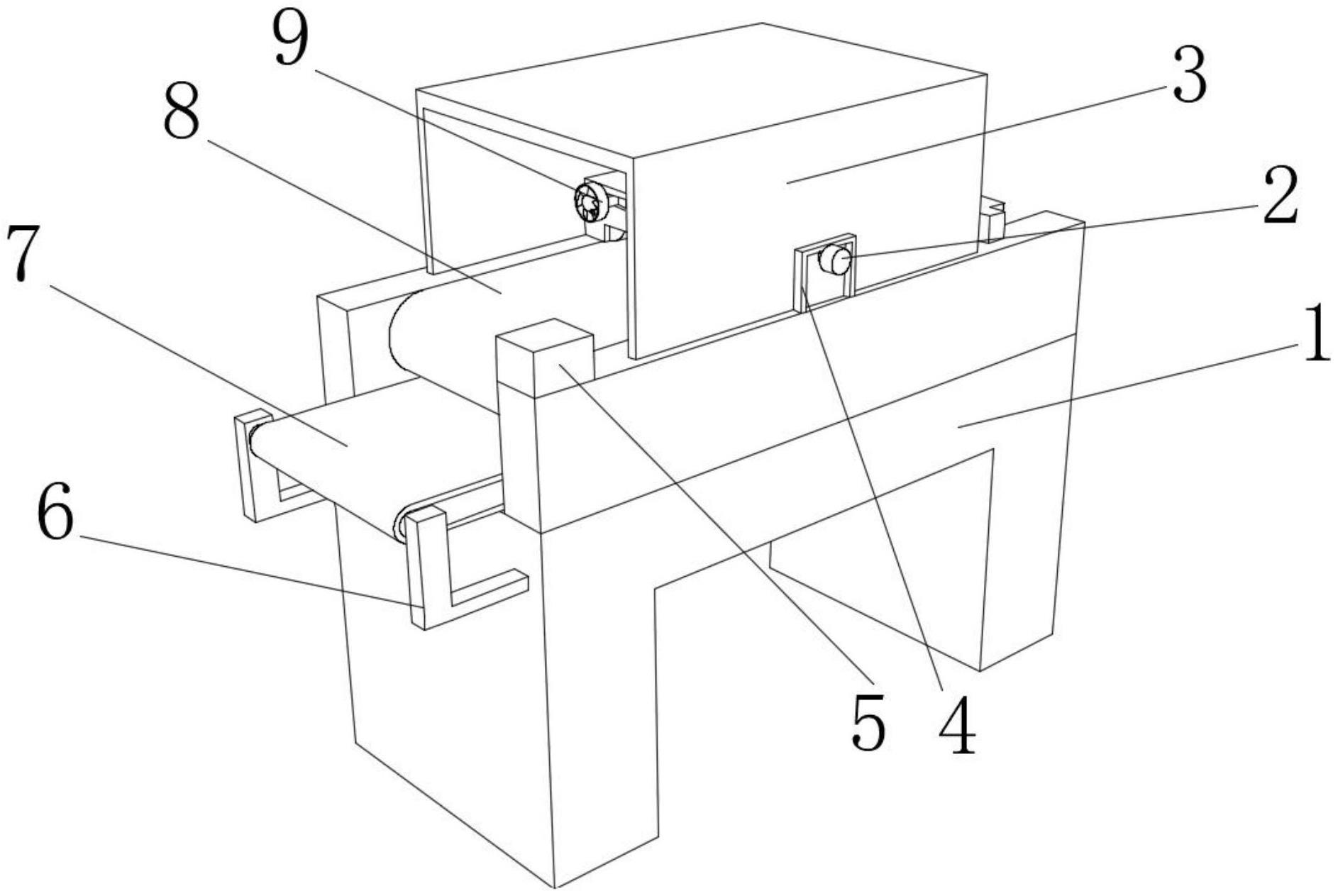 一种裱纸机中的定位输送结构的制作方法