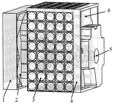 一种带声子晶体结构的轴向柱塞泵抑制振动噪声方法