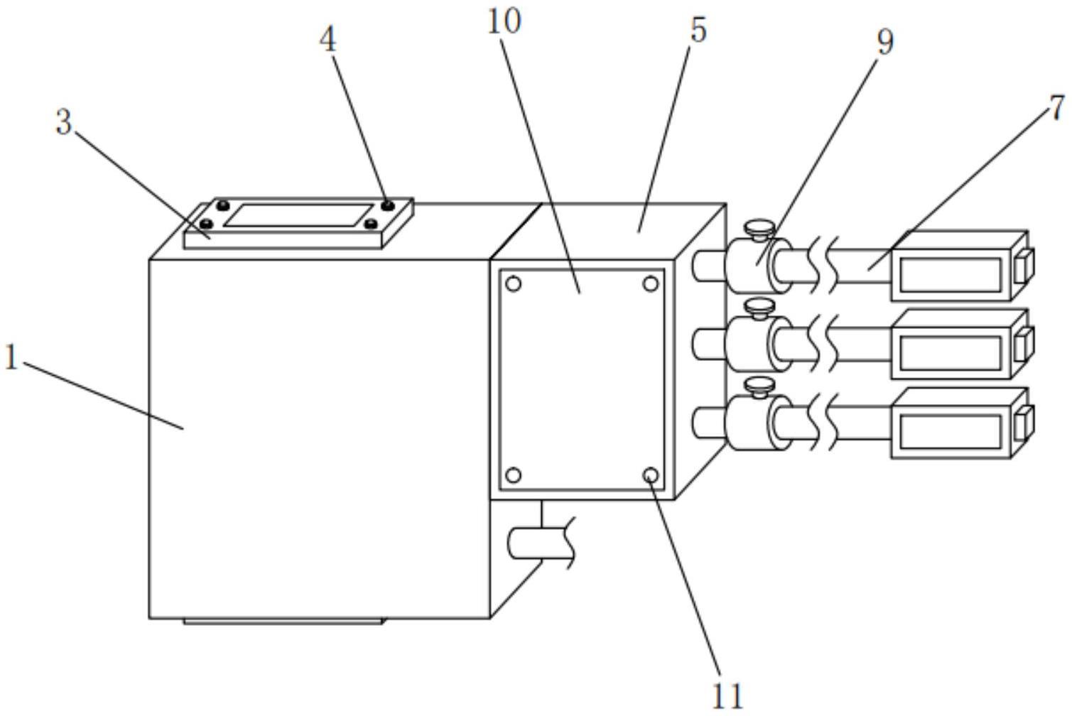 一种具有梳线结构的PLC光分路器的制作方法