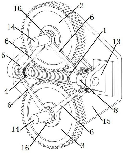 一种自消隙蜗轮蜗杆传动机构的制作方法