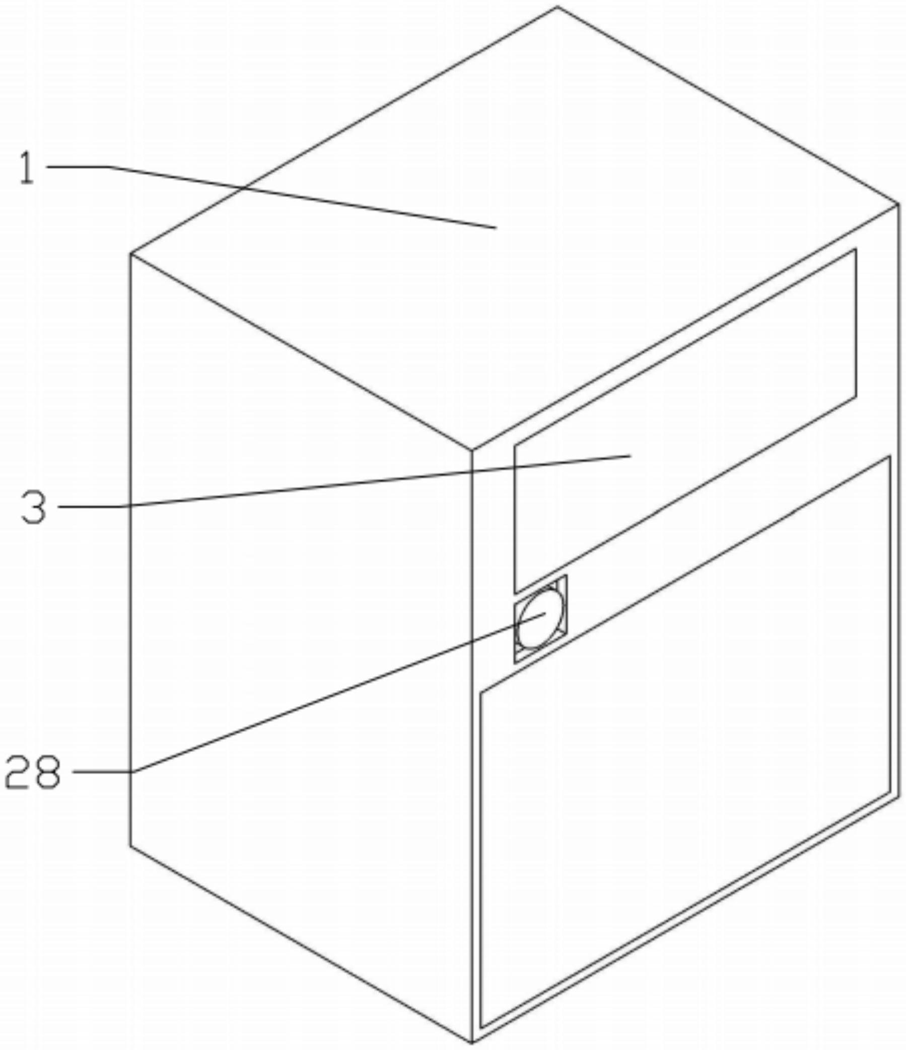 一种用于风力发电设备的可自主灭火的电控箱的制作方法