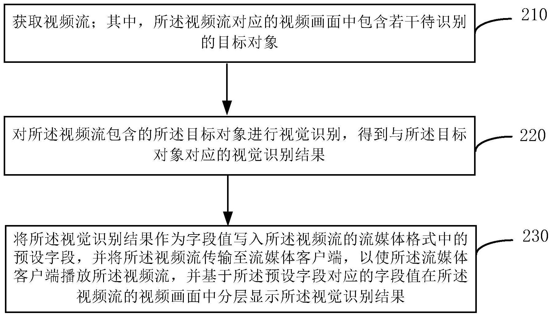 视觉识别结果的可视化展示方法及装置和电子设备与流程