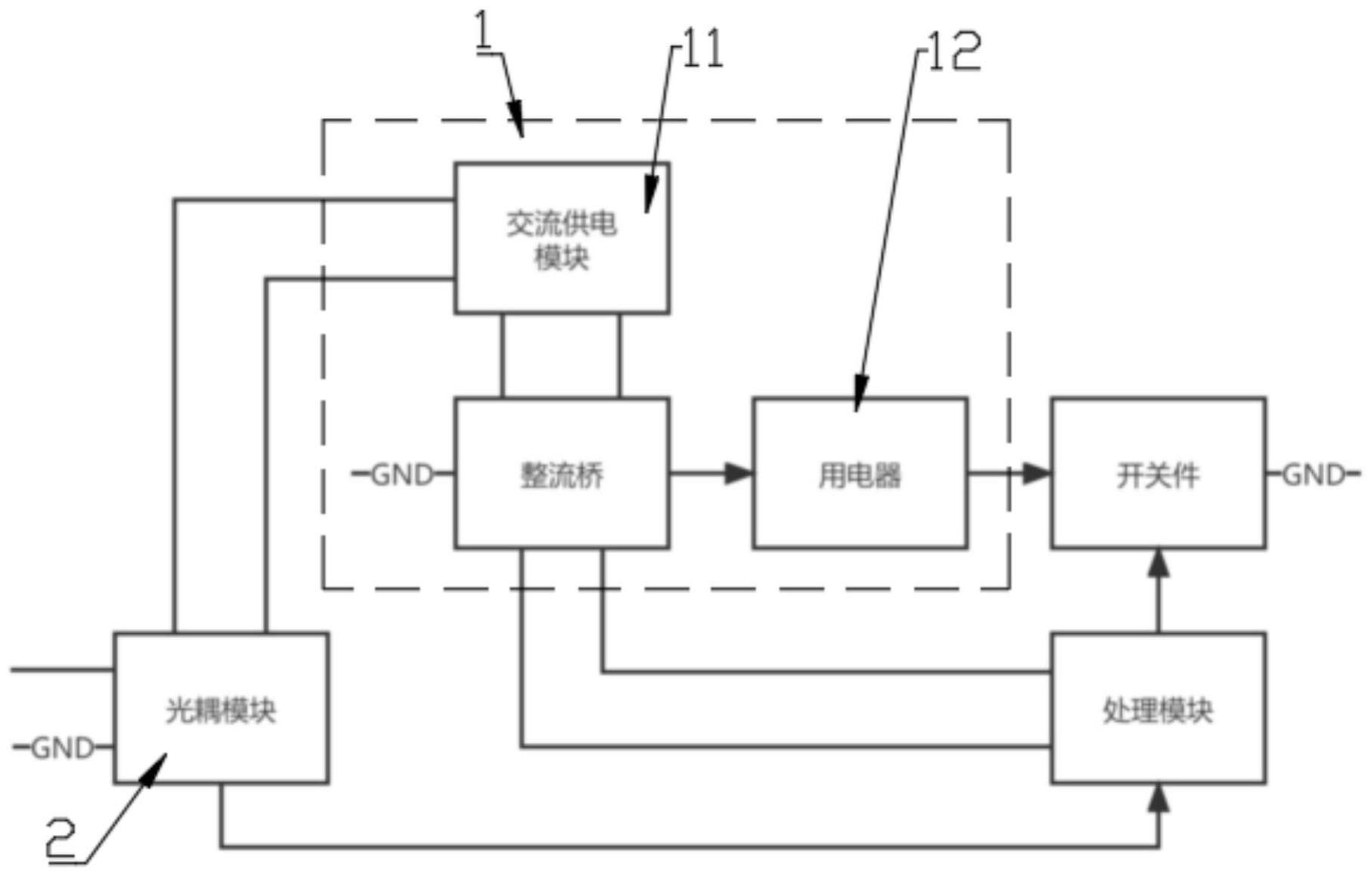 供电频率控制电路和LED灯串间歇闪烁电路的制作方法