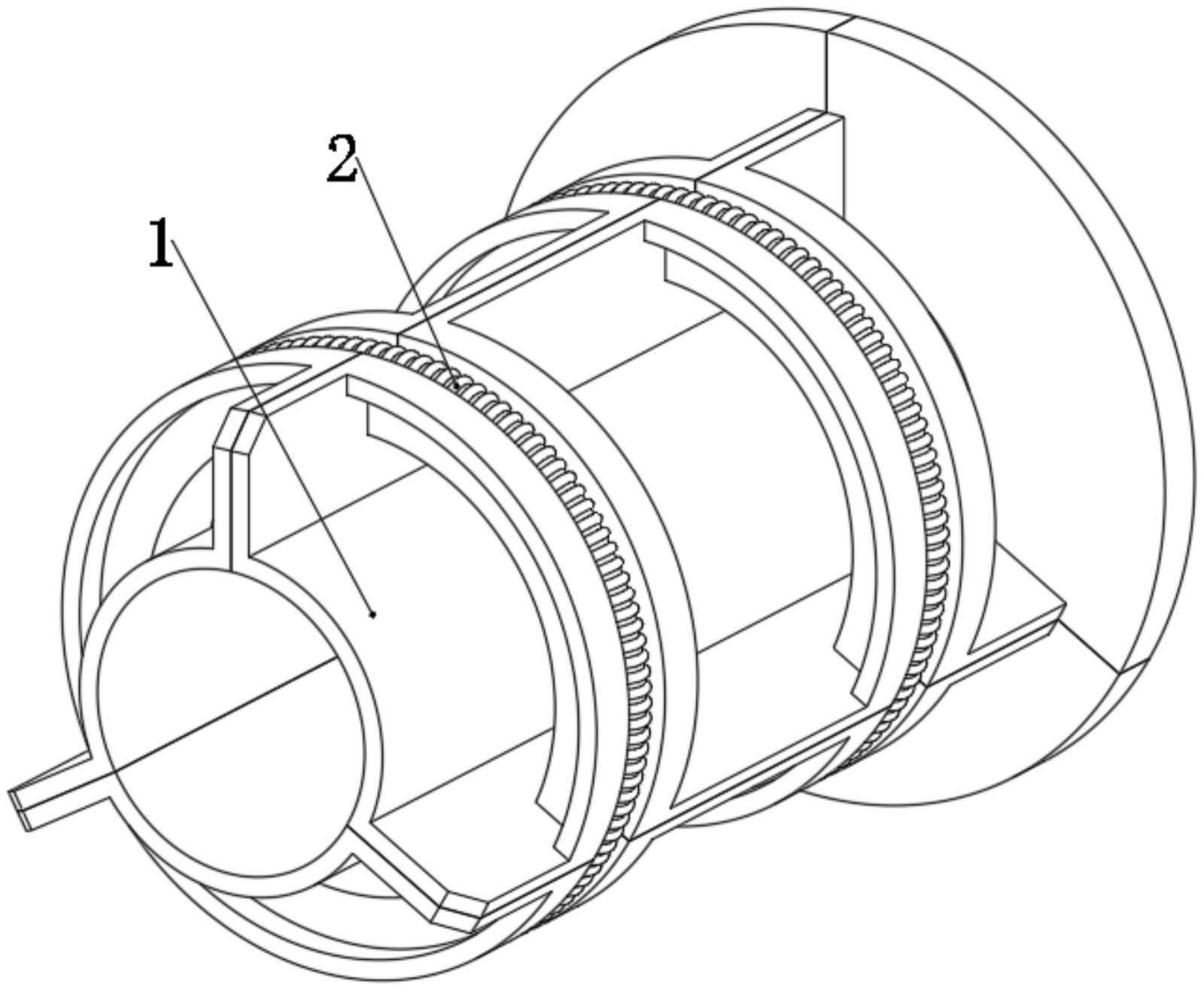 一种碳纤维纸生产用气胀轴变径轴套的制作方法