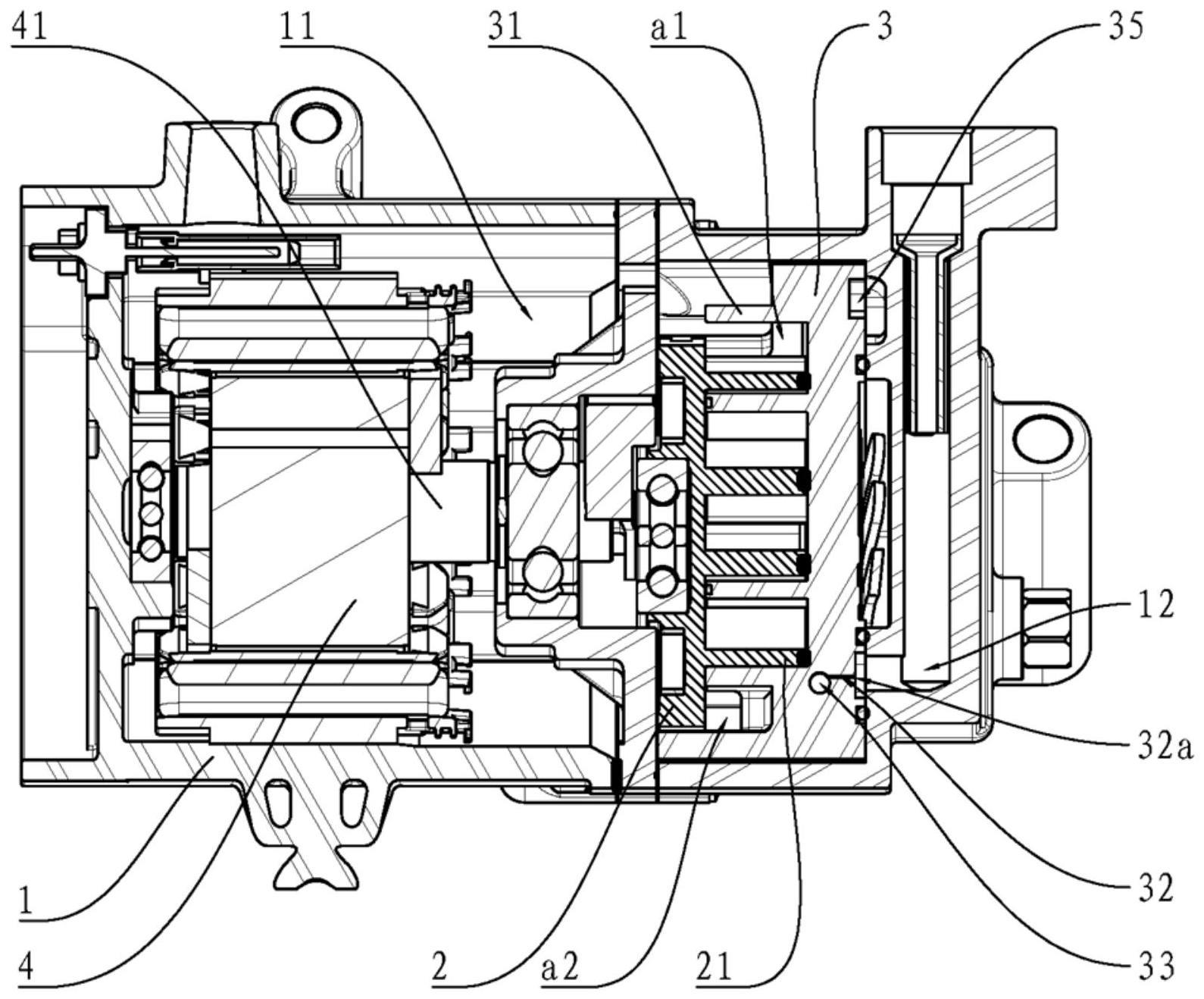 热泵涡旋压缩机及车辆的制作方法