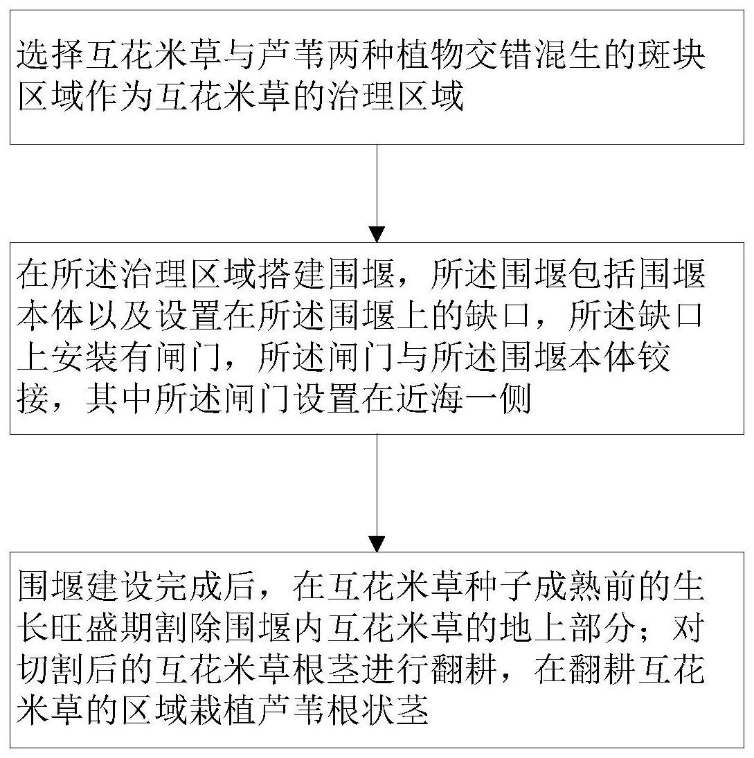 基于水文修饰的芦苇替代互花米草的方法与流程