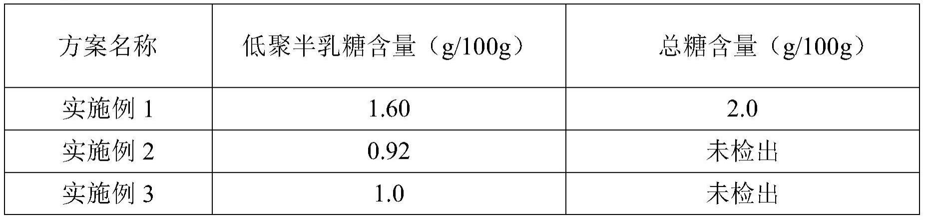 含有低聚半乳糖的天然甜牛奶及低糖或零糖的乳酸菌饮品的制作方法