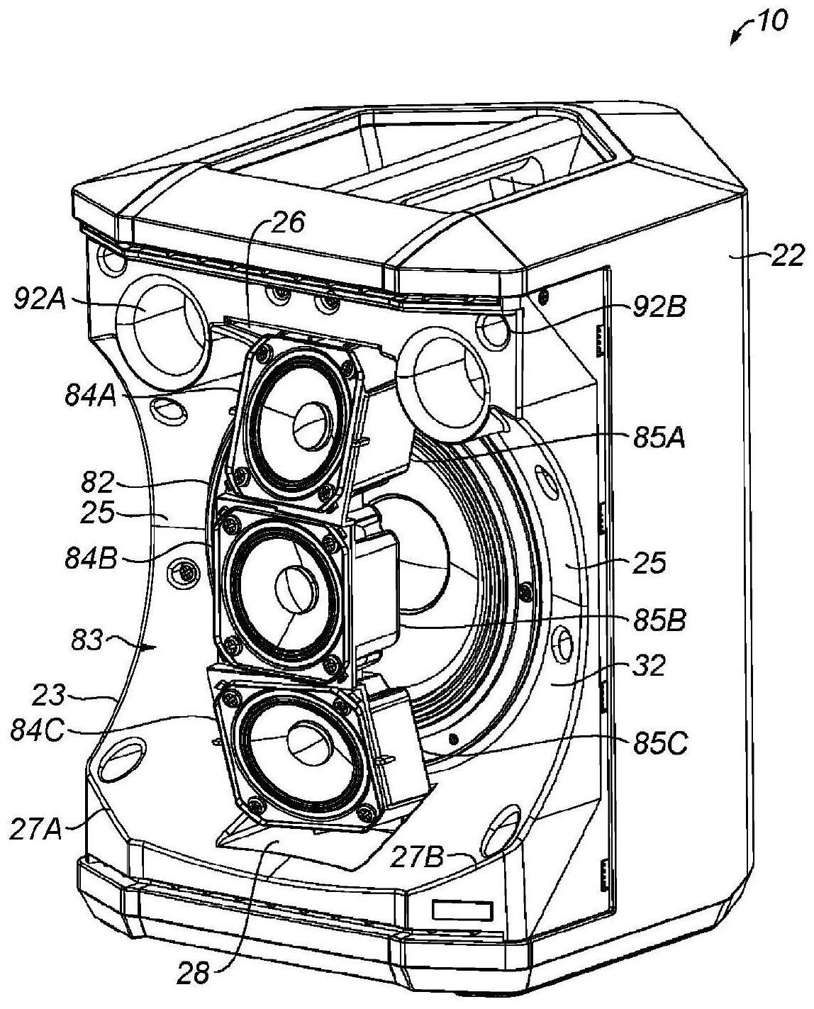 声音系统的电声换能器装置的制作方法