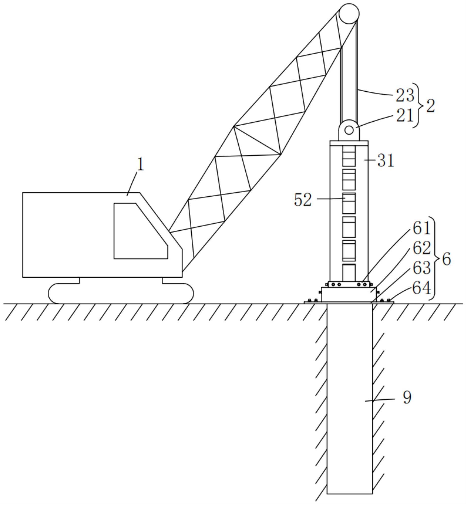 一种混凝土水平支撑格构柱用吊装设备的制作方法