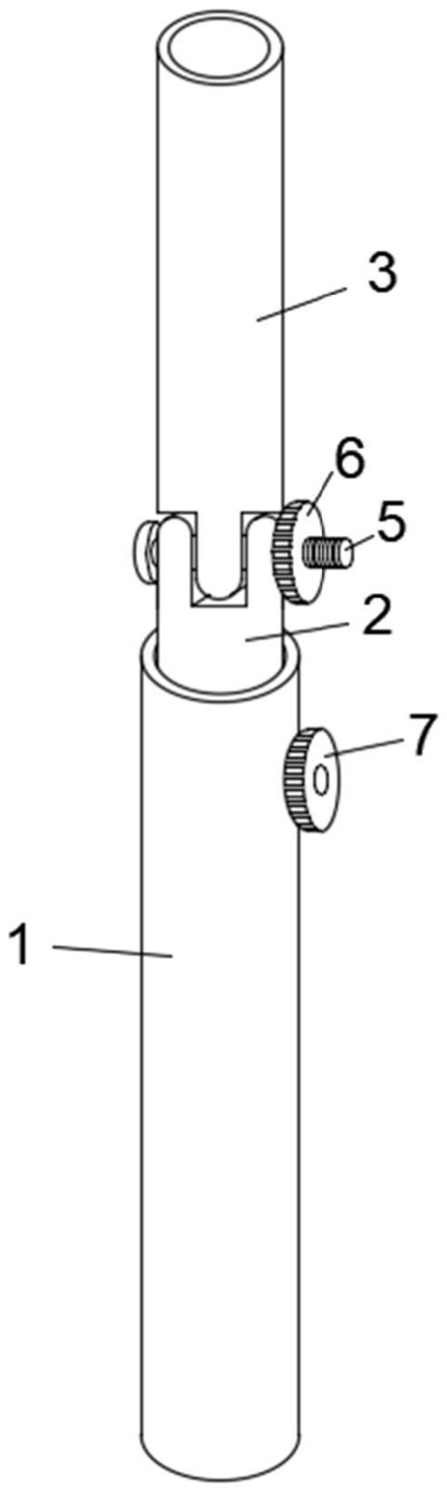 一种电动车用可调节角度的立管的制作方法