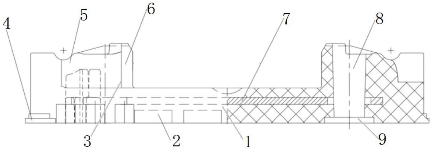 一种钢轨复合加强基板的制作方法