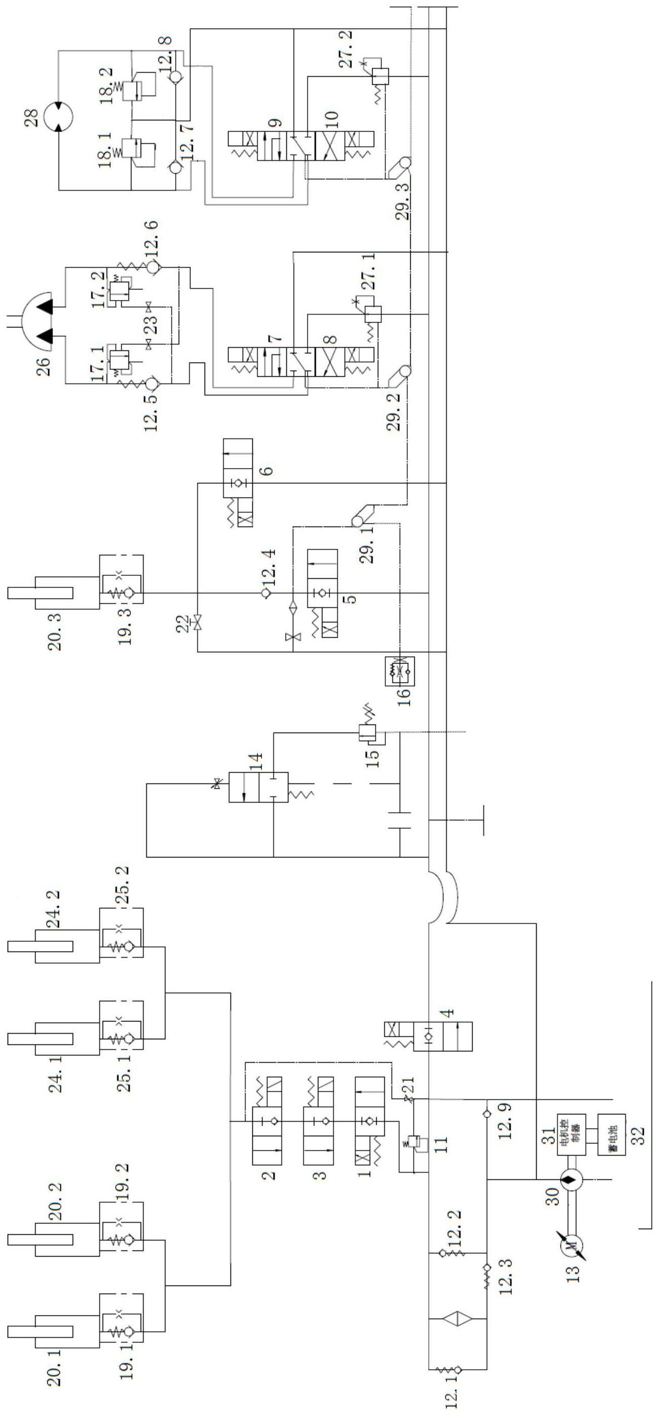 一种叉车势能回收系统的制作方法