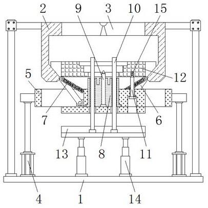 一种具有顶出机构的齿轮箱组件模具的制作方法