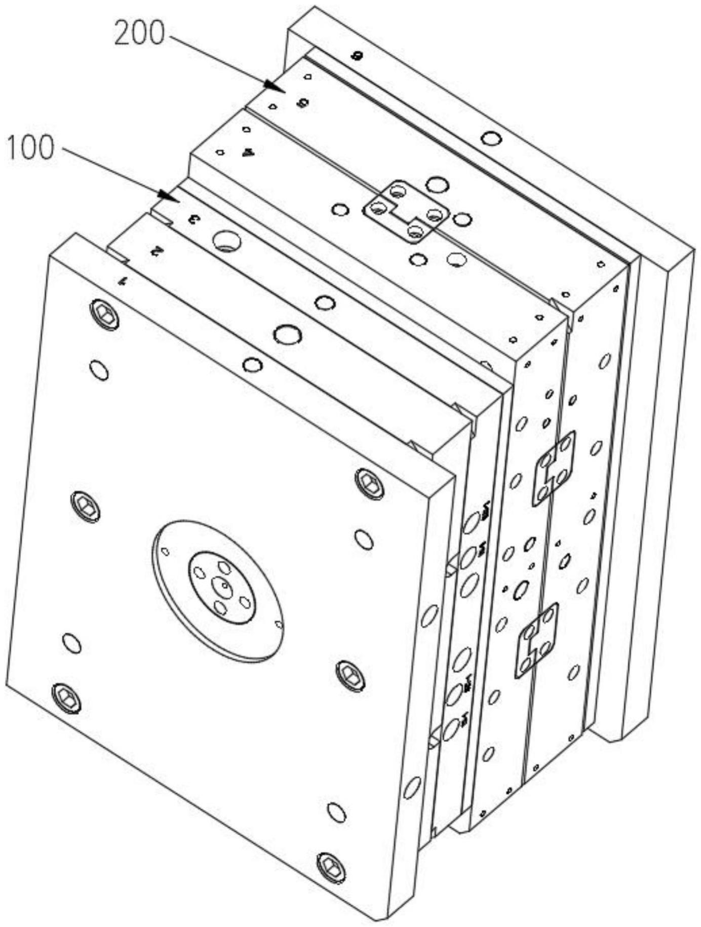 塑胶件二次注胶成型精密模具的制作方法