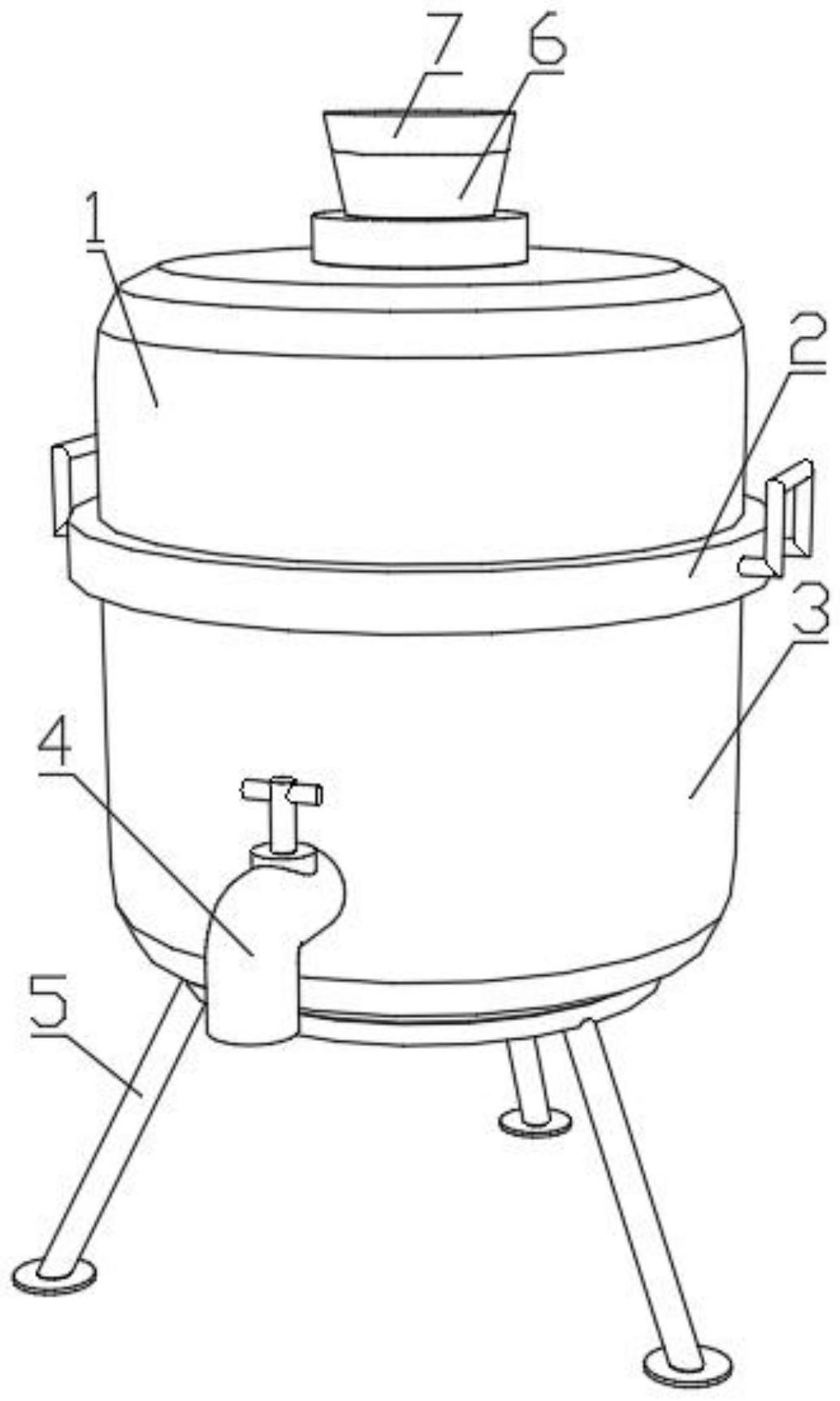 一种果酒生产用发酵罐的制作方法