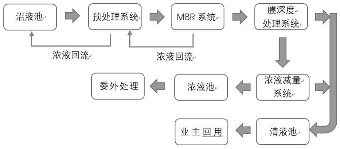 一种餐厨沼液处理系统的制作方法