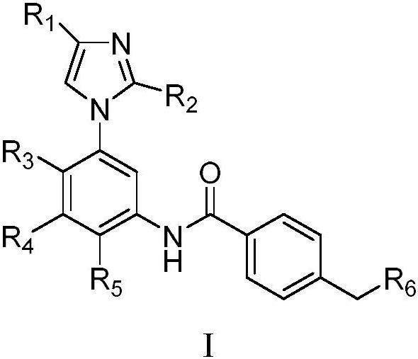 具有抗肿瘤活性的咪唑苯基氨基苯甲酰胺类化合物