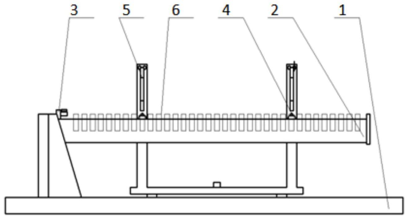 一种非接触式测量薄壁长筒内部轴心直线度的装置的制作方法