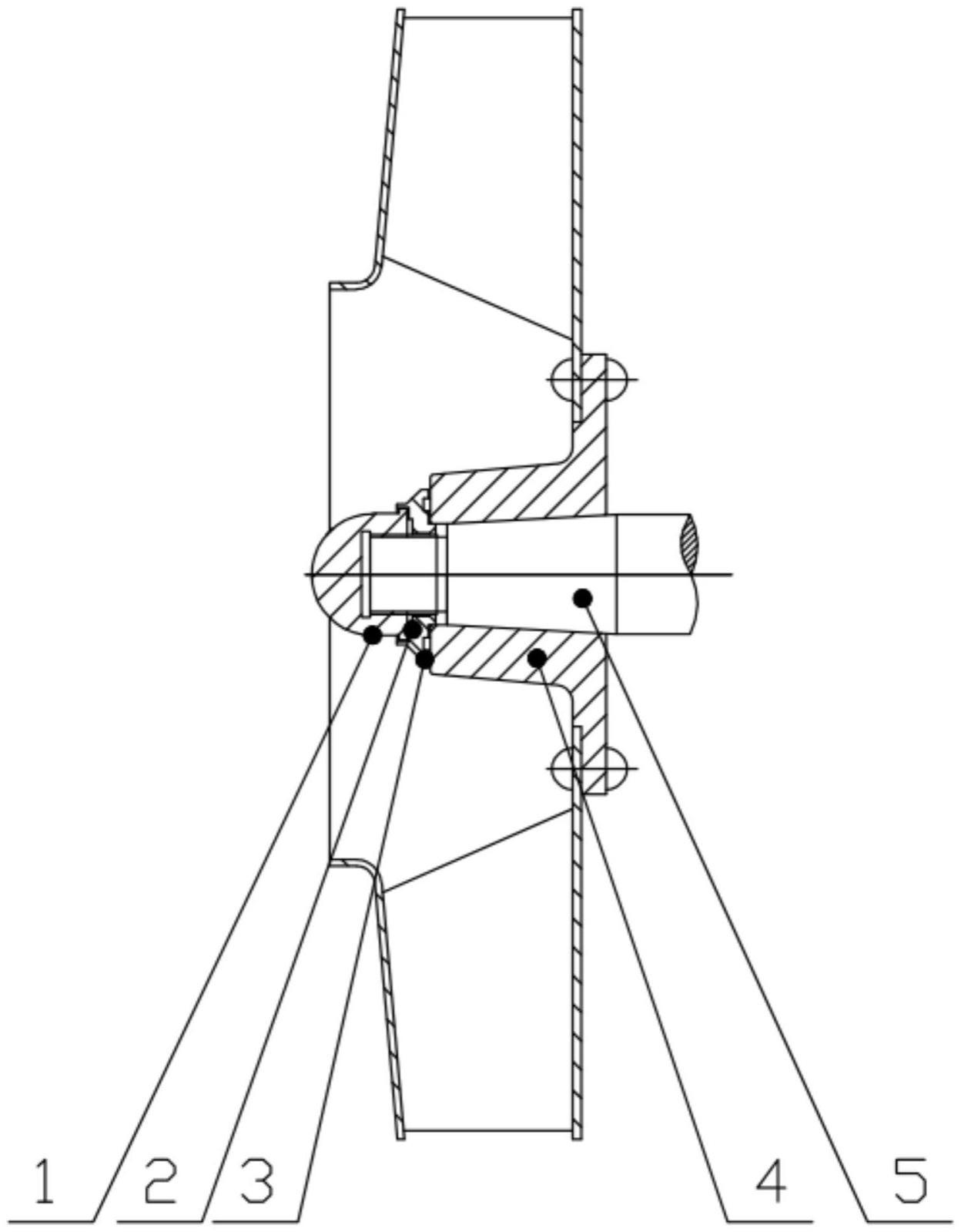 一种易拆装自对中风机锥孔结构的制作方法