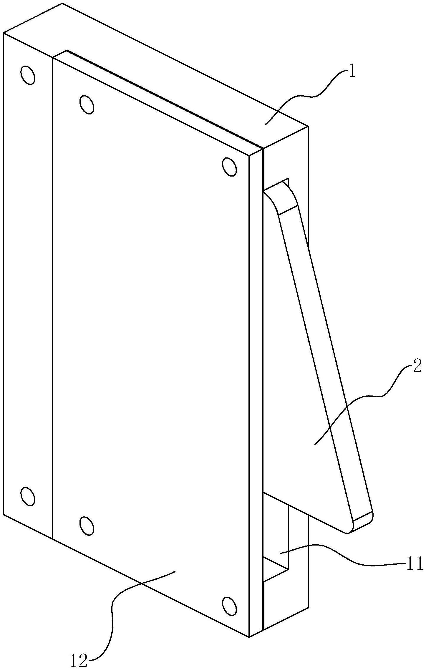 一种排风柜用调节门升降标高限位件的制作方法