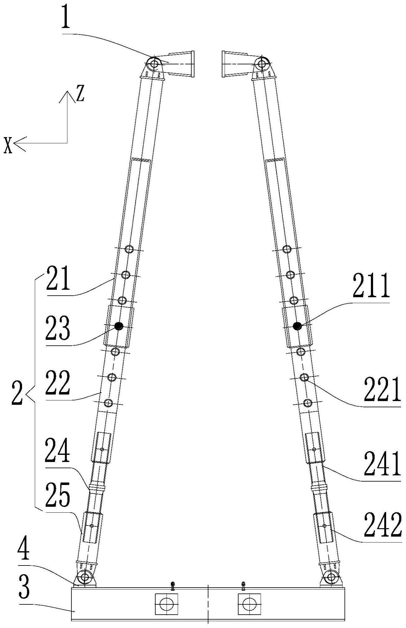 一种架桥机柔性支腿锚固装置、架桥机柔性支腿及架桥机的制作方法