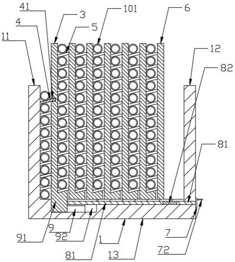 一种用于房建施工管材转运车的定位工装的制作方法