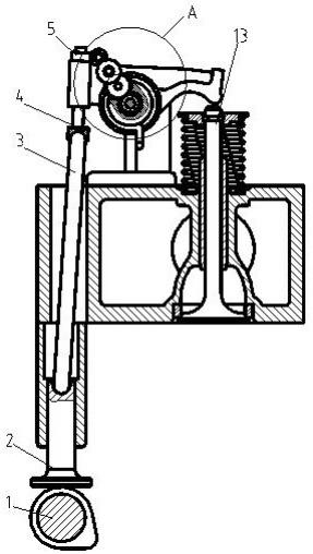 一种电机驱动式可变气门升程摇臂机构的制作方法