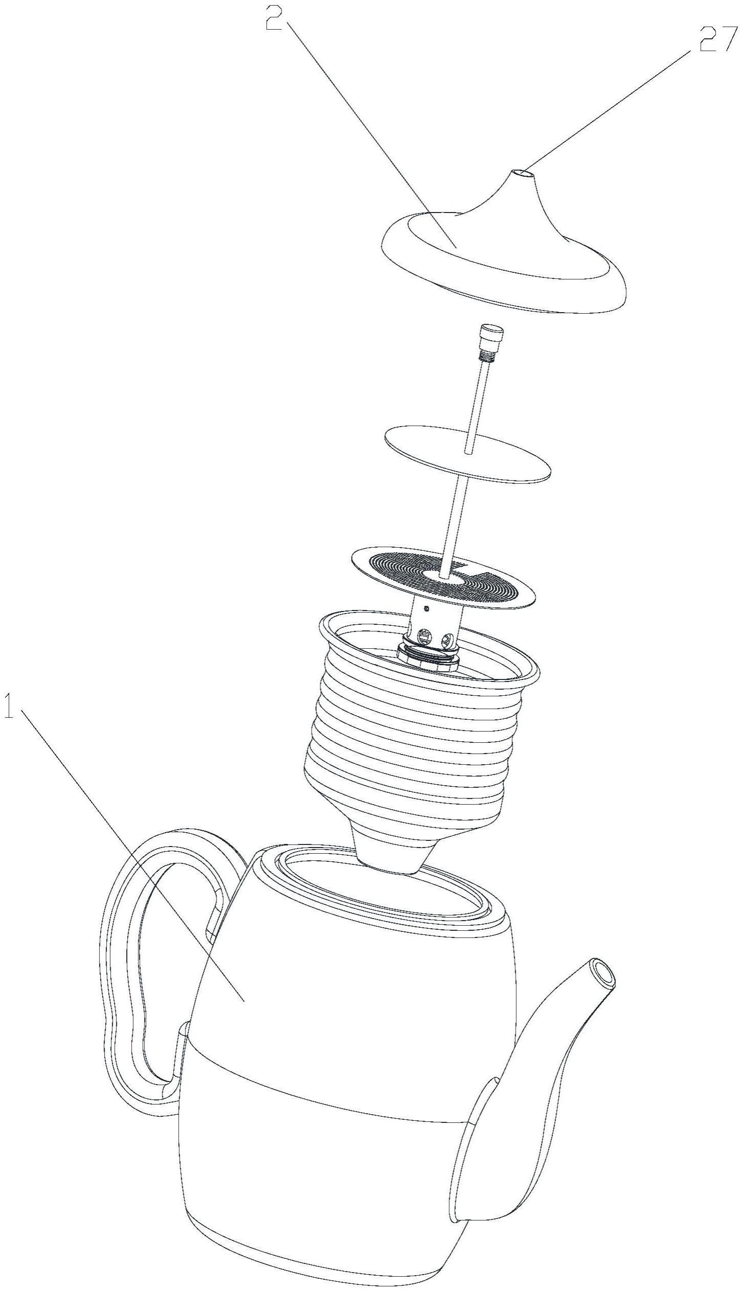 一种过滤器及其茶壶的制作方法