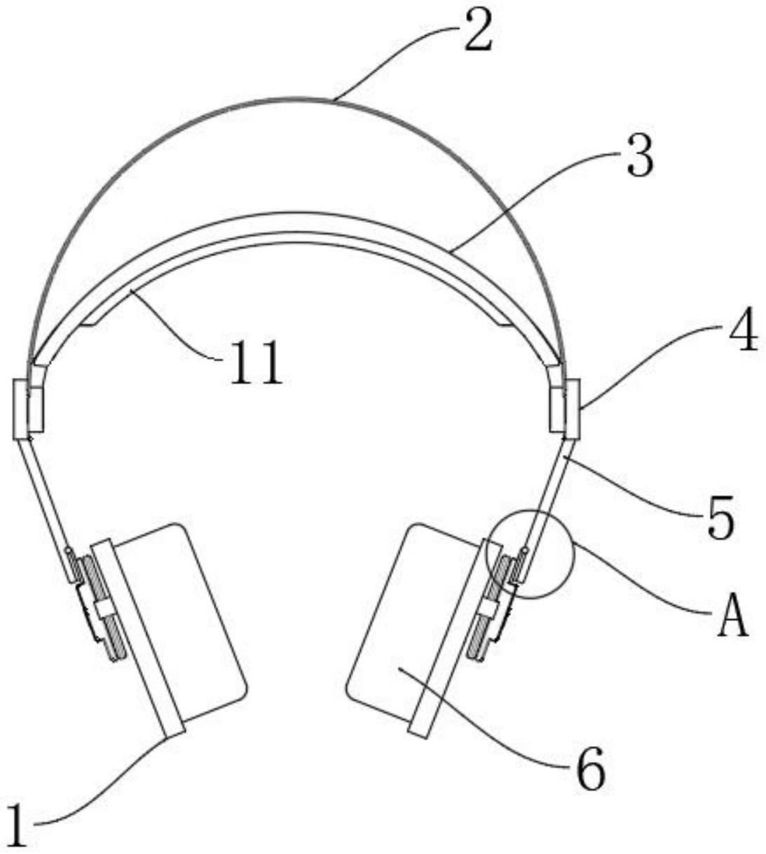 一种头戴式耳机用辅助支撑结构的制作方法
