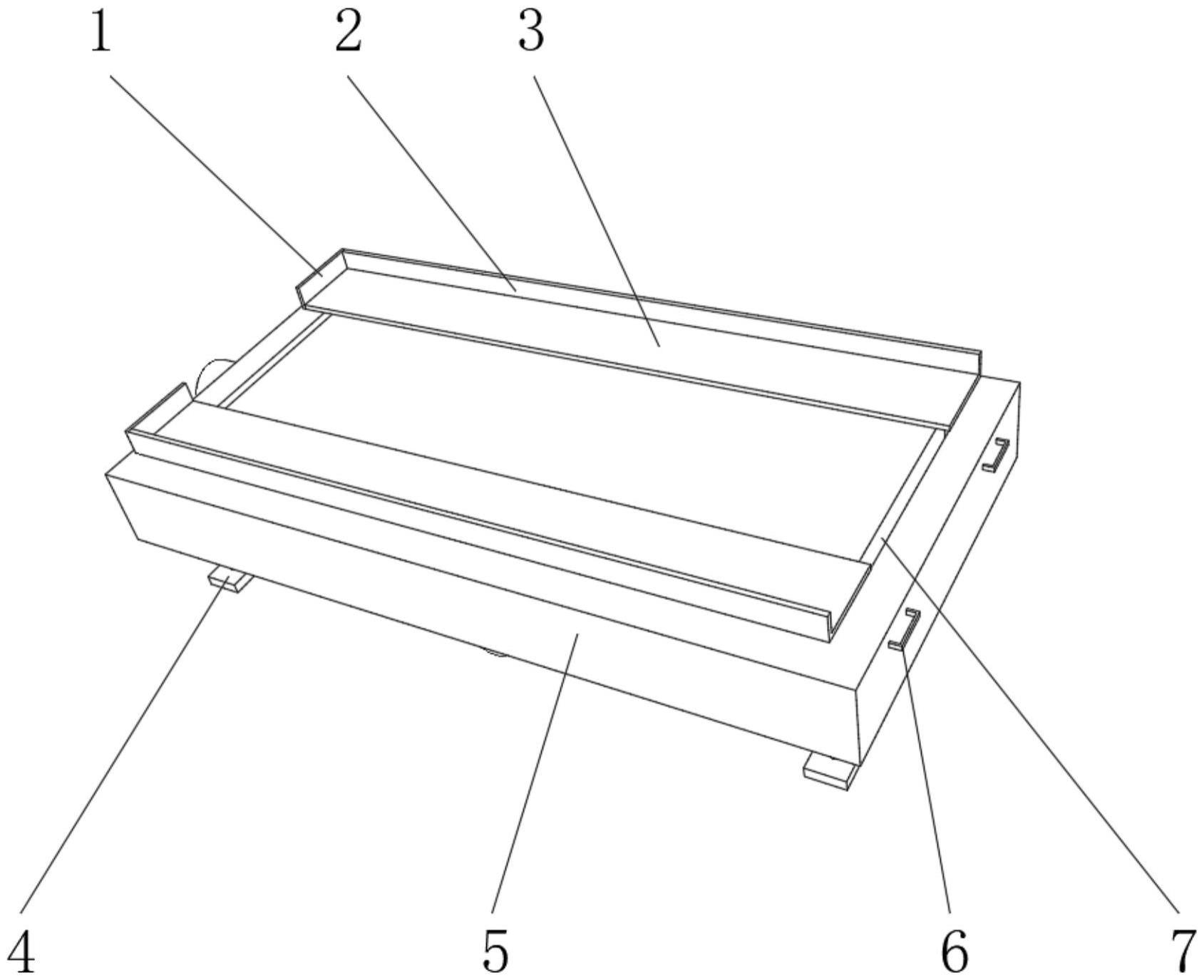 一种PVC板材加工定位装置的制作方法