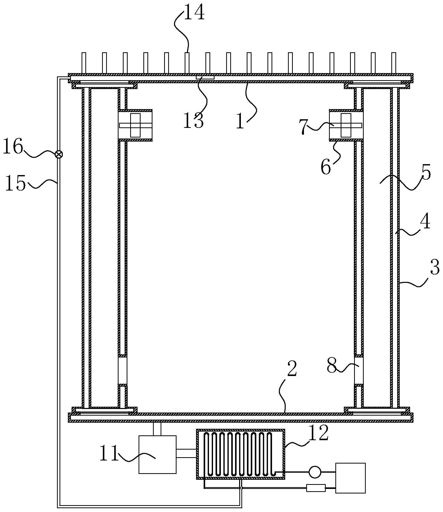 一种精密铸造一体式开关柜散热器的制作方法