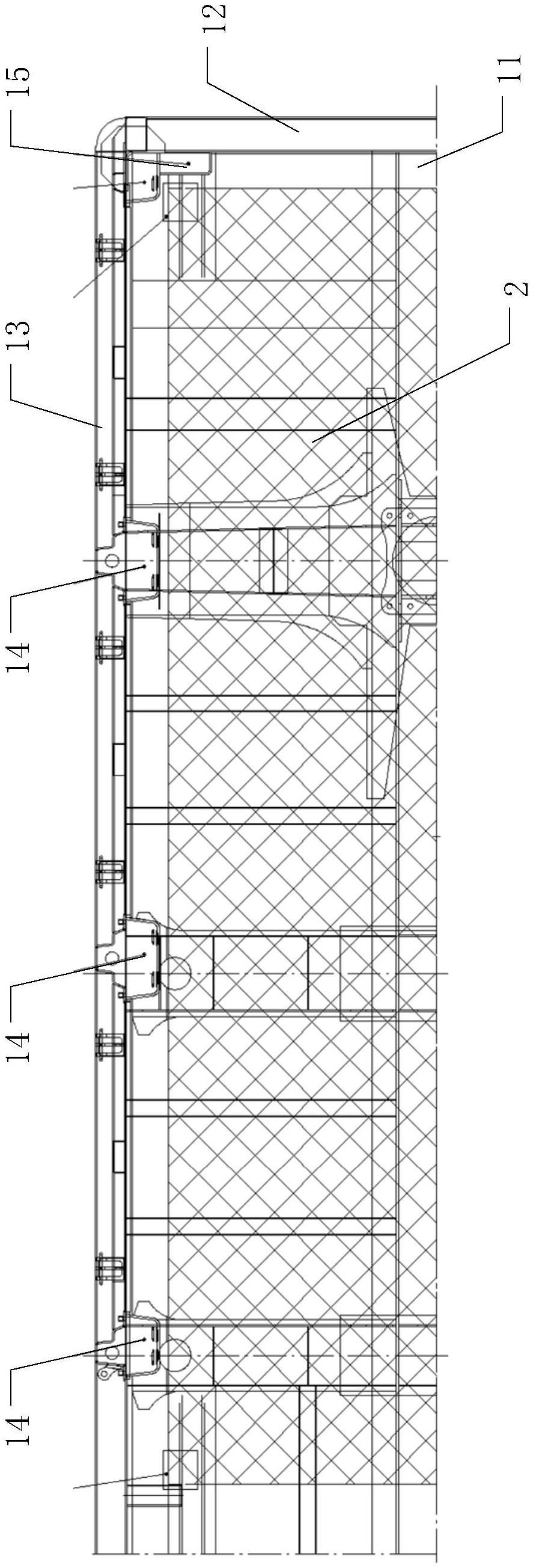 车厢以及铁路货车的制作方法