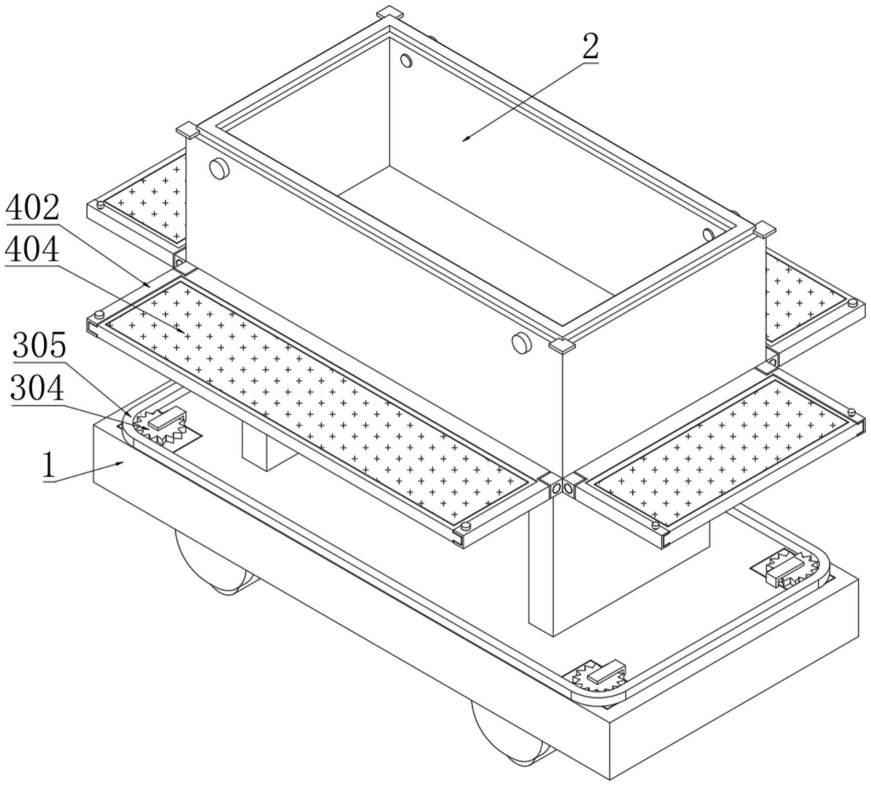 一种建筑工程用可调节的施工安全工作架的制作方法