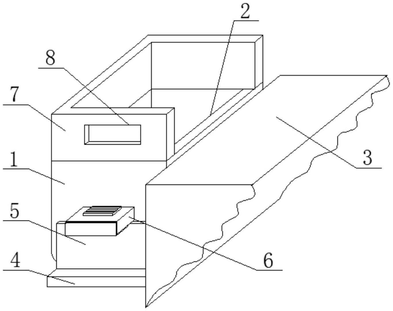 一种带拆装结构的机床集屑槽的制作方法