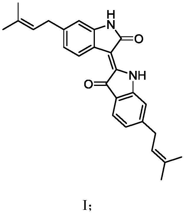 6,6＇-二异戊烯基靛玉红及其制备方法与应用
