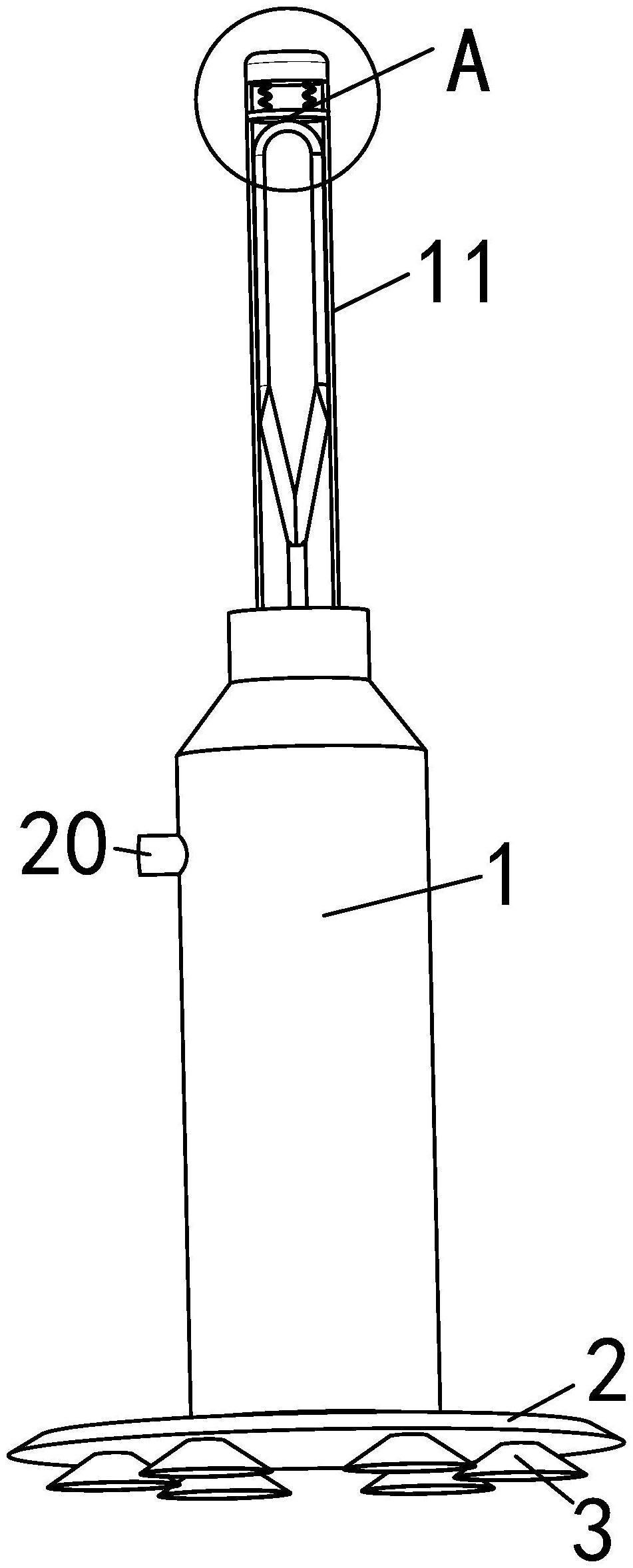 电子体温计浸泡容器的制作方法