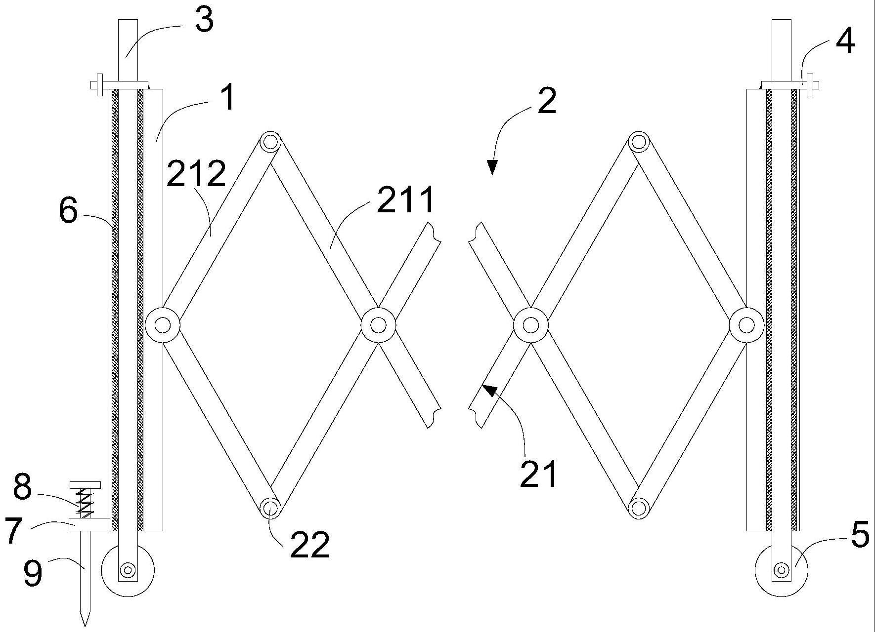 一种警戒围栏的制作方法