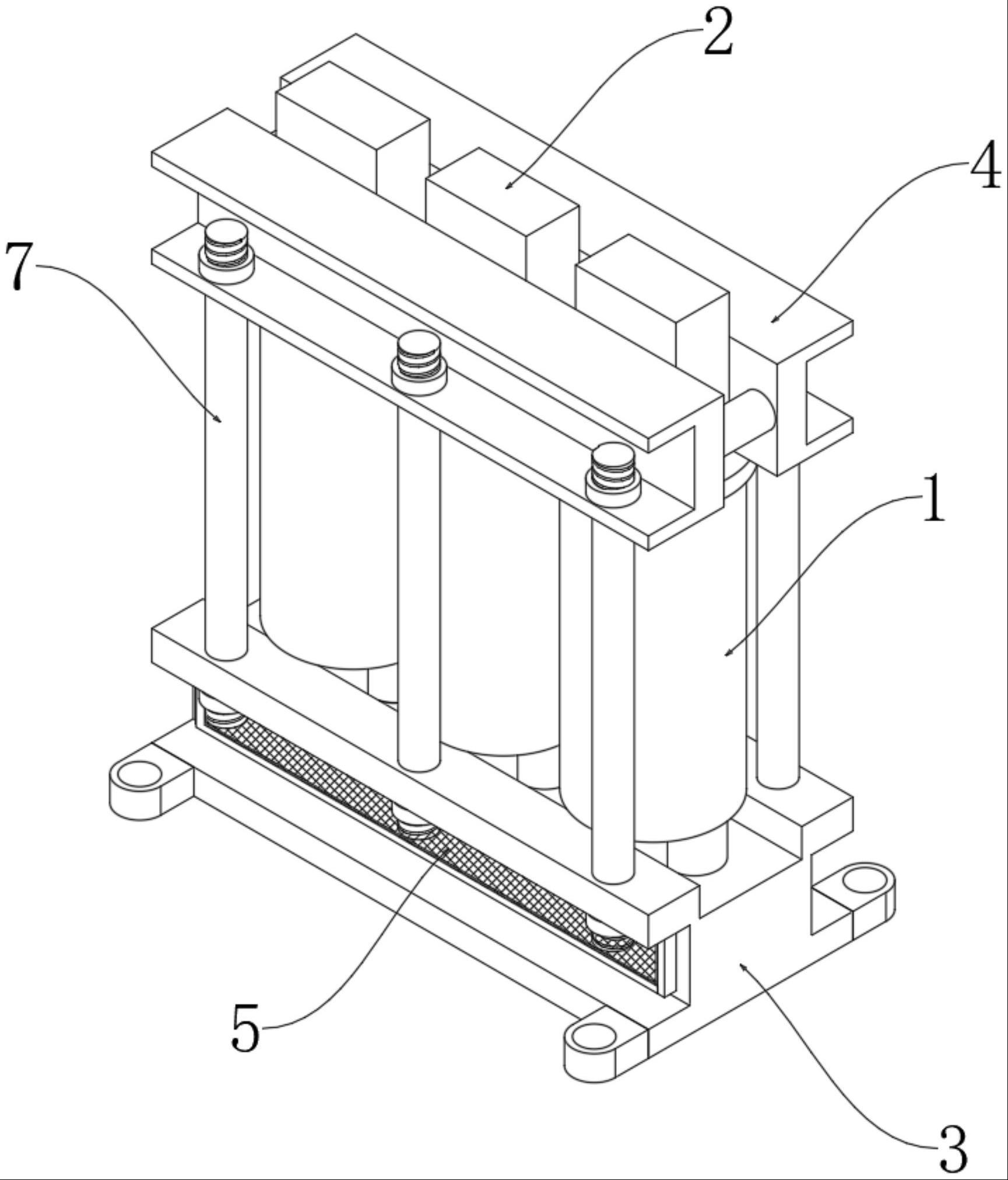 一种大容量干式变压器用铁芯结构的制作方法