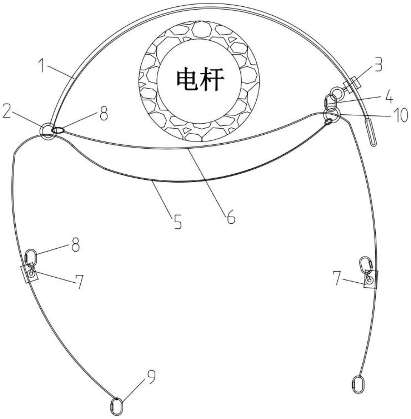 一种高空作业用防坠围杆带的制作方法