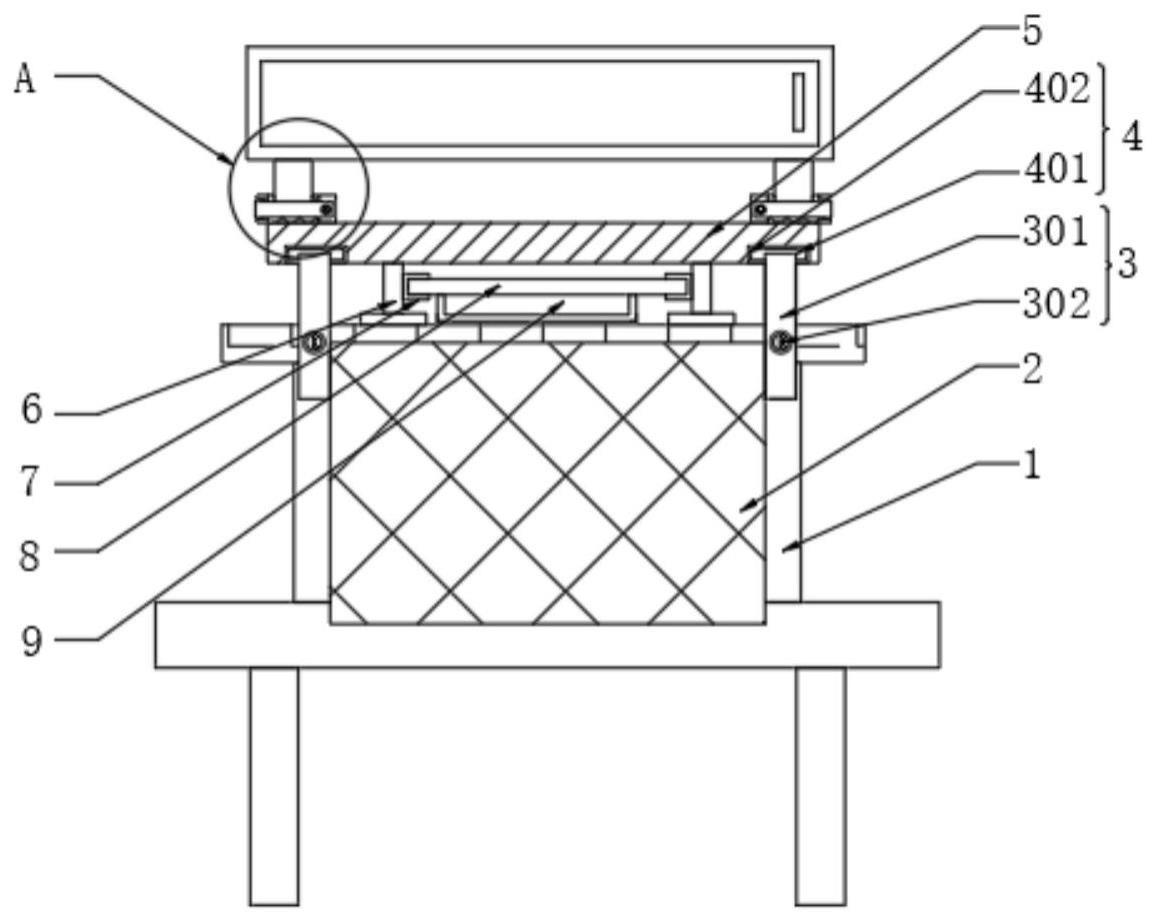 一种防尘结构及石油机械配件切割装置的制作方法
