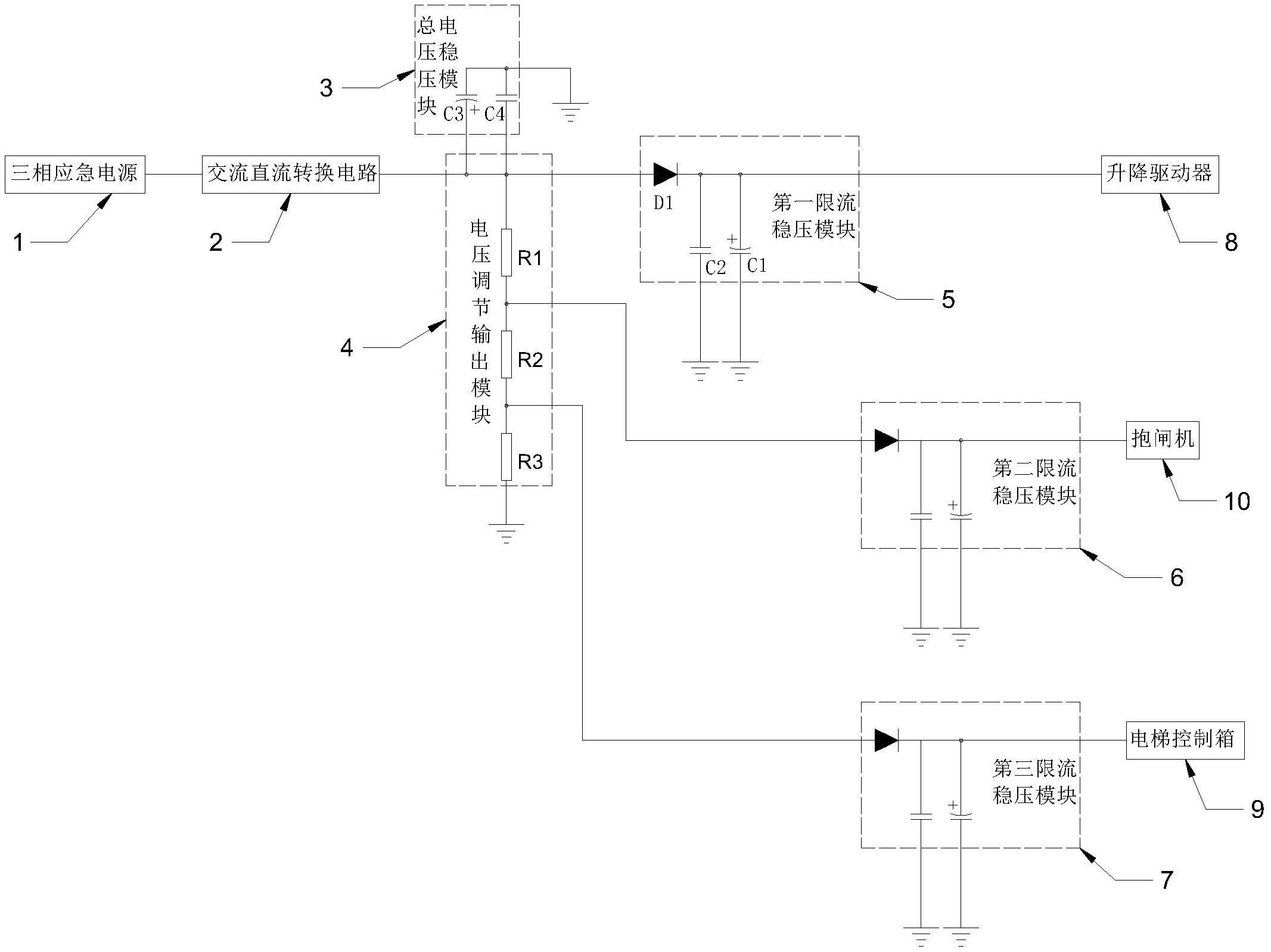 电梯应急电源接线图图片