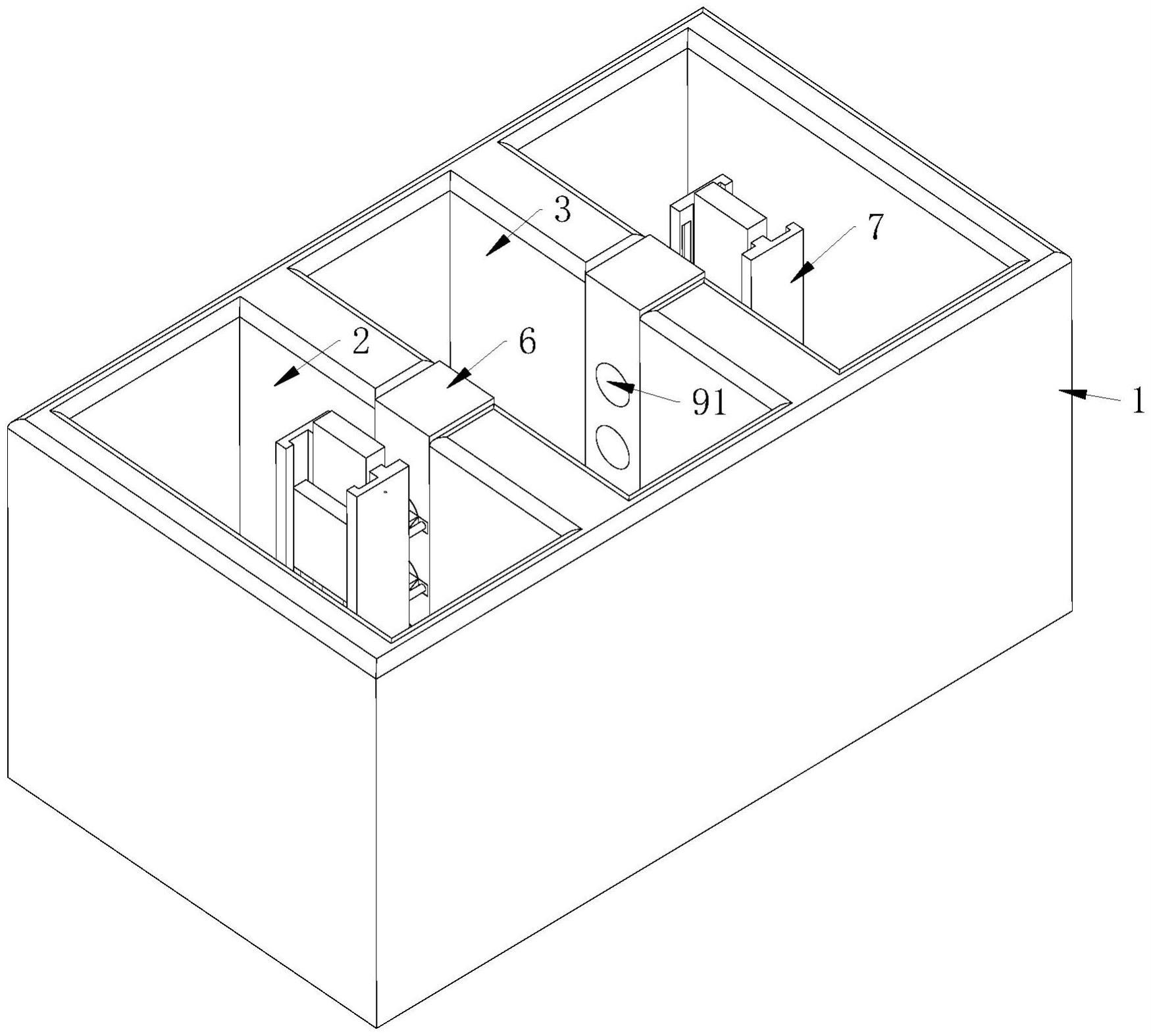 一种垂直连续电镀槽停机液位保持装置的制作方法