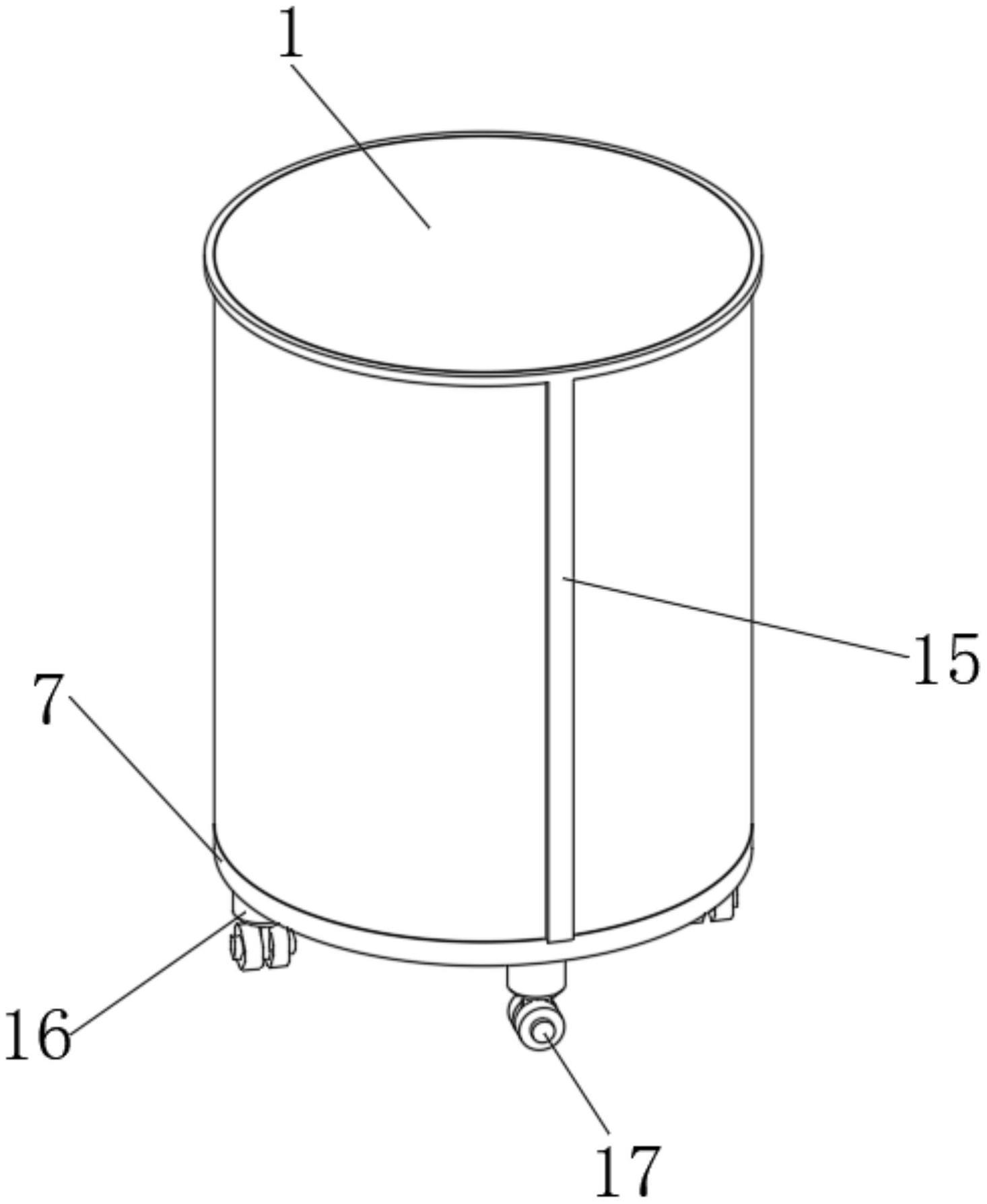 一种具有防潮功能的纱线收纳架的制作方法