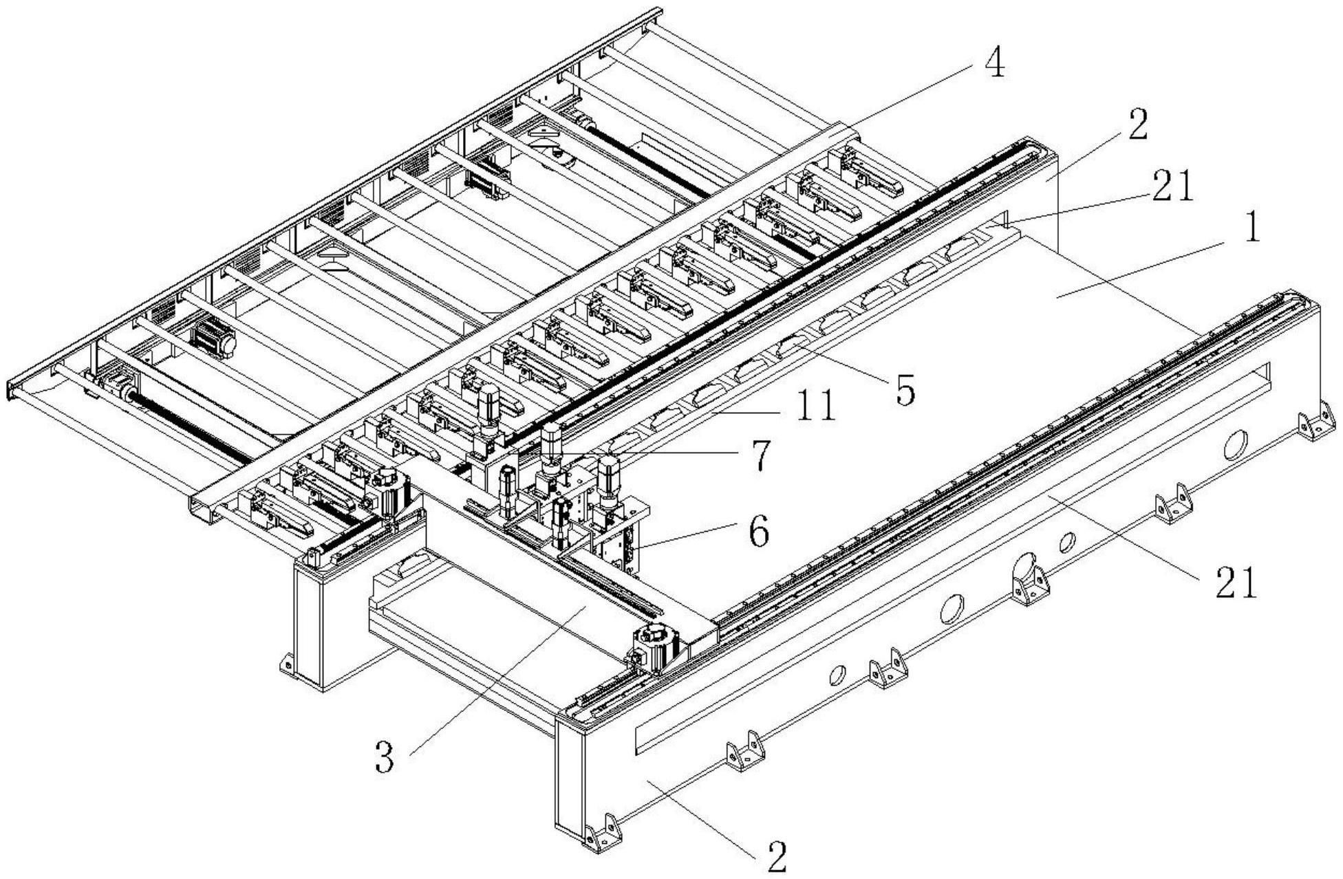 一种龙门式刨槽与激光切割机的制作方法