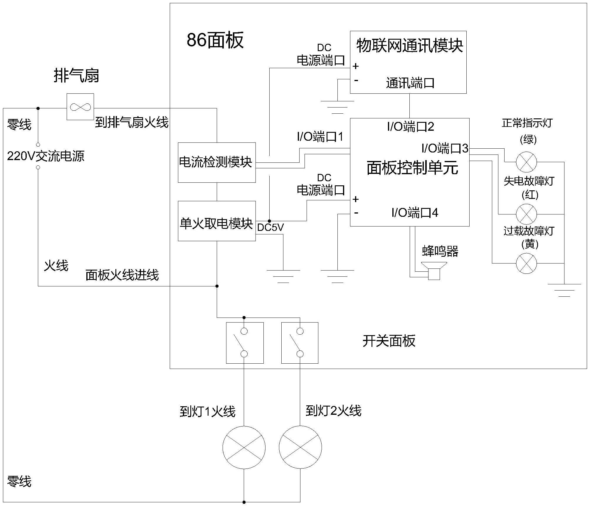 一种用于医学隔离观察设施的开关面板的制作方法