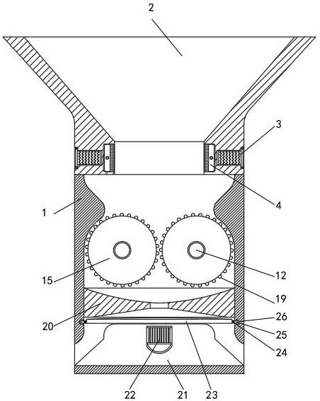 建筑垃圾回收用破碎筛选装置的制作方法