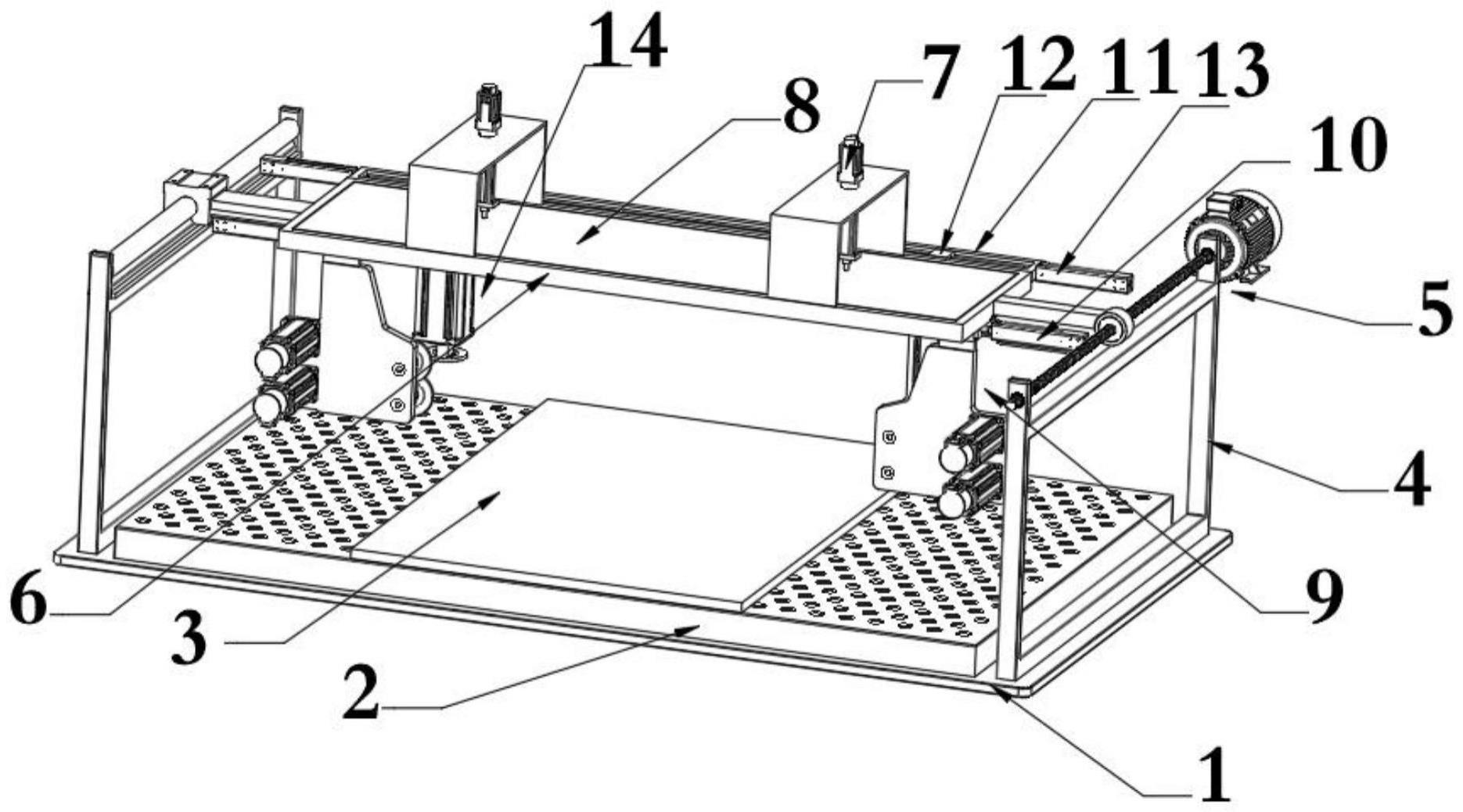 一种家具板材加工倒角磨边装置的制作方法