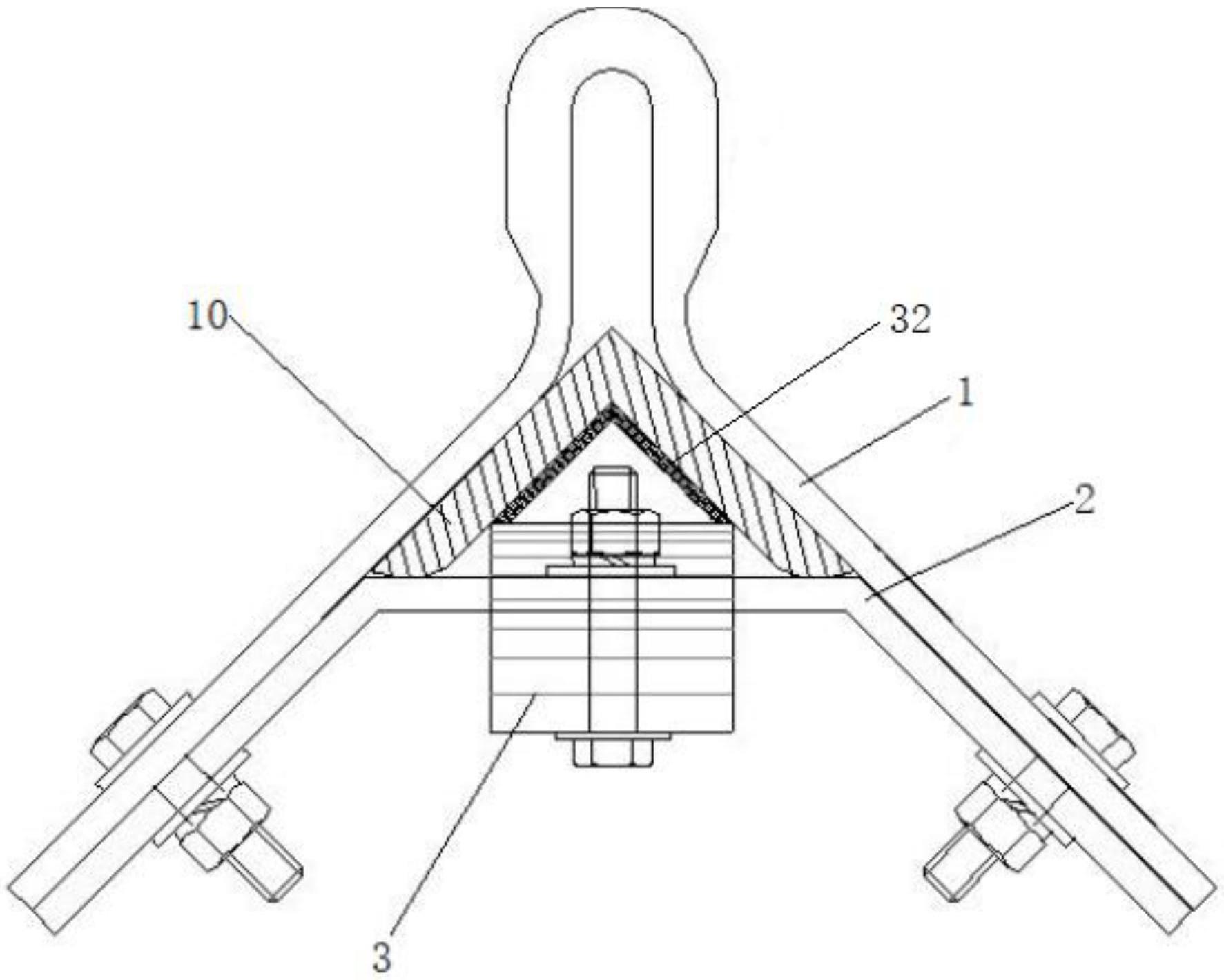 ADSS光缆耐张金具用悬挂装置的制作方法