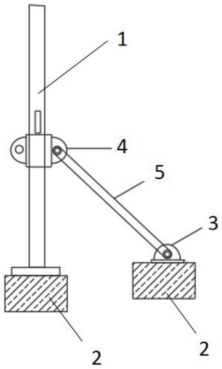 一种标准化防护网片角度可调节式支撑杆的制作方法
