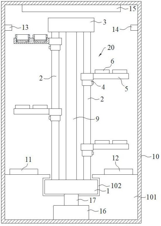 一种放置架及具有该放置架的细胞培养箱的制作方法